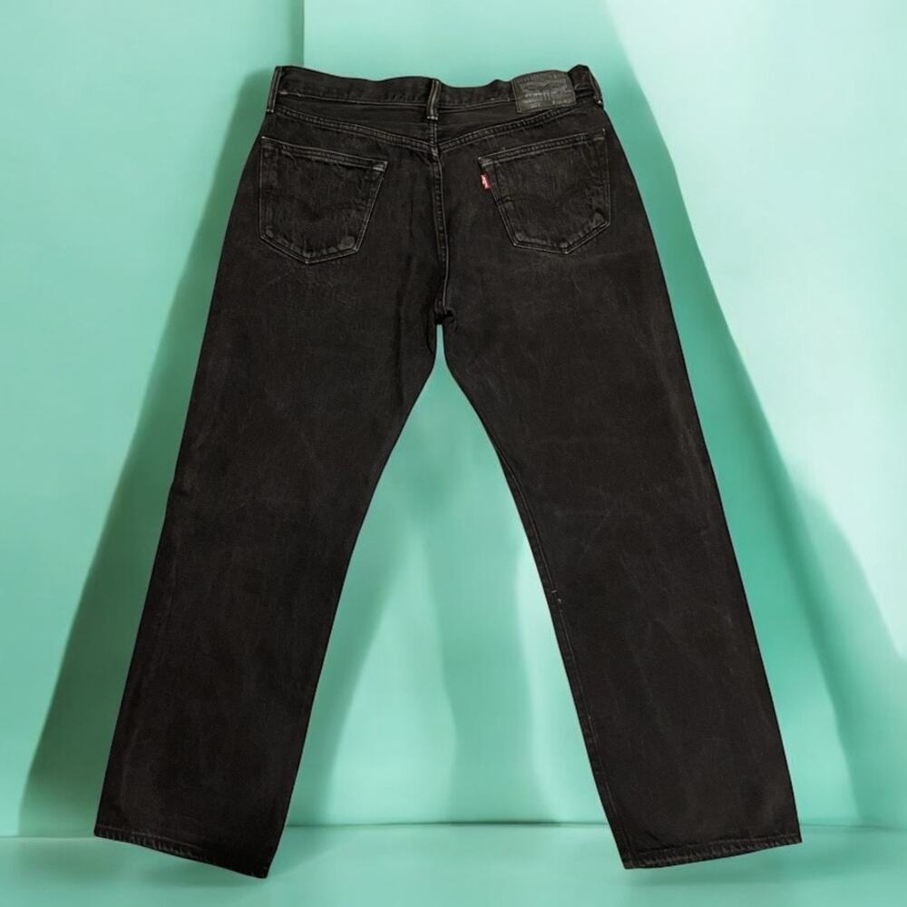 Levi's 501 Original Fit Men's Jeans Black Size 36x32 Straight Leg